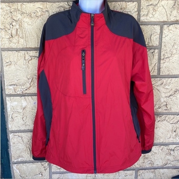 Northend Windbreaker Jacket Red & Gray Running Gym
Size Large - Picture 14 of 15
